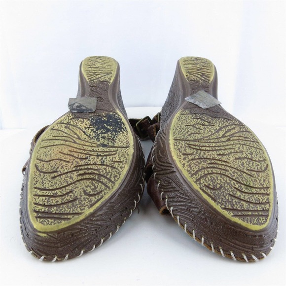 Heavenly Feet Women‎ Gladiator Shoes Brown Leather Buckle Size 8 Medium (B, M) - Picture 11 of 11
